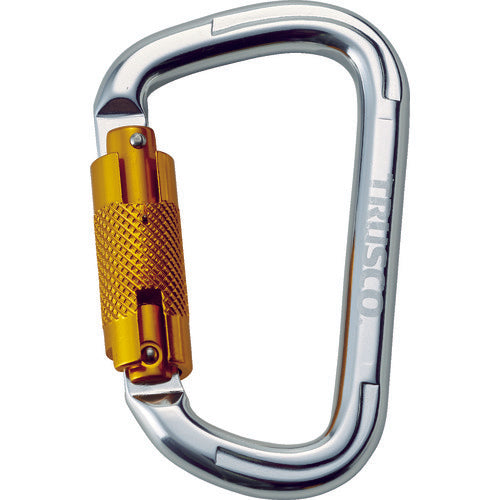 TRUSCO Carabiner with Slide Lock, Wire Diameter 10.5mm x 110mm, Silver, TKNSL1111SV, 1 pc