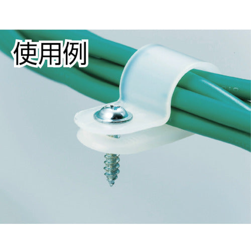 ＴＲＵＳＣＯ　ケーブルクリップ　結束径　３１．８　１００個入　TCC7　1 袋