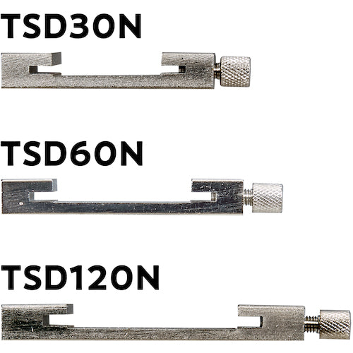 ＴＲＵＳＣＯ　直尺用ストッパー　真鍮　３０ｃｍ用　TSD-30N　1 個