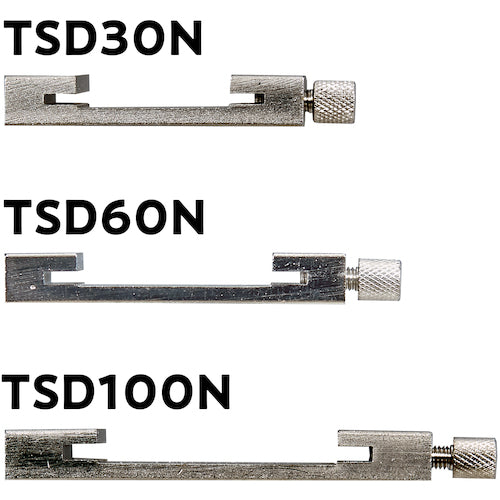 ＴＲＵＳＣＯ　直尺用ストッパー　真鍮　１ｍ用　TSD-100N　1 個