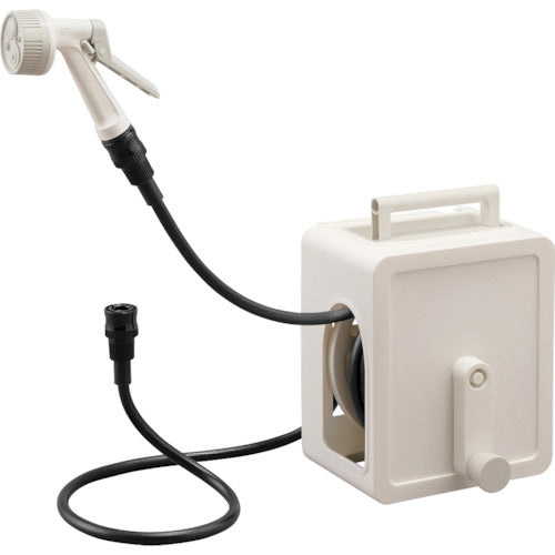 ＩＲＩＳ　２９１５５９　フルカバーコンパクトホースリール１０ｍ　ホワイト　FCH-10M-W　1 台