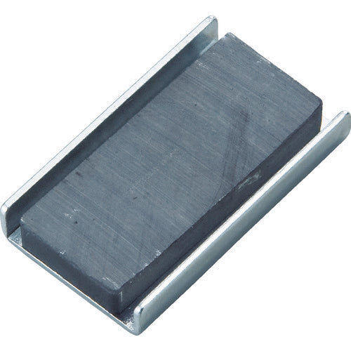 TRUSCO Capped Ferrite Magnet, Square, 36mm x 21mm x 6mm, 1 piece, TFC36K-1P, 1 piece