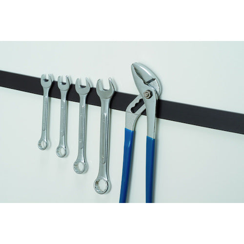 TRUSCO Strong Magnetic Adhesive Tape 2 Pieces 200X25X4 TKMN-200 1 PK