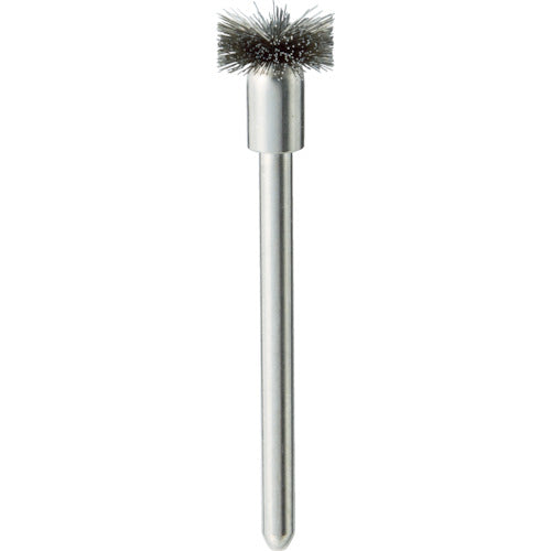 TRUSCO Flower-shaped brush Stainless steel wire diameter 0.1 x outer diameter 10 x cylinder diameter 5 x shaft diameter 3 103F-4 1 piece