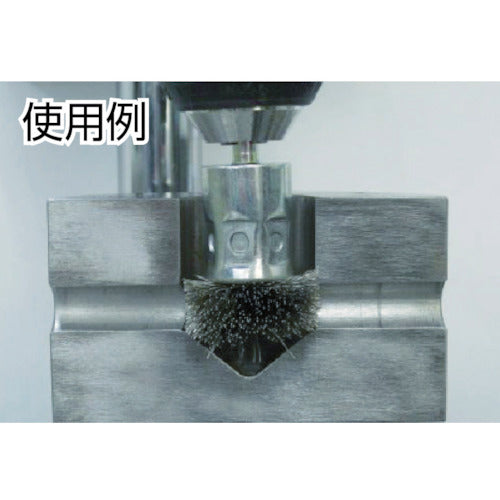 TRUSCO Flower-shaped Wire Brush 25mm 25WF-6 1 pc