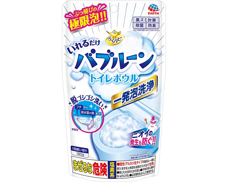 らくハピ　いれるだけバブルーン　トイレボウル / 160g　1 個