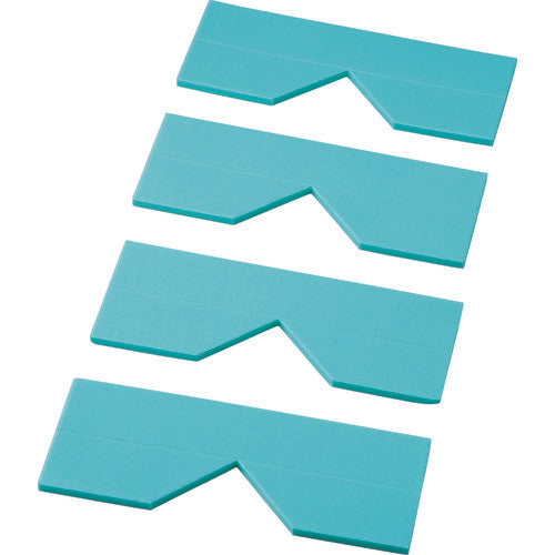 TRUSCO Edge Cushion Tape for Corners, Pack of 4, Green, TECC-50GN, 1 Bag