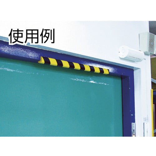 ＴＲＵＳＣＯ　安心クッションＬ字型小　黒・黄　１０本入り　T10AC-100　1 袋