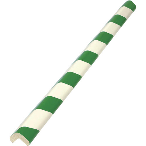 TRUSCO Safety Cushion L-Shaped Large Green/White 10pcs T10AC-101 1 bag