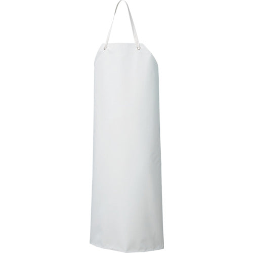 船橋　ビニロンエプロン　胸　ホワイト／グリーン　Ｍサイズ　　AF-800E WH M　1 枚