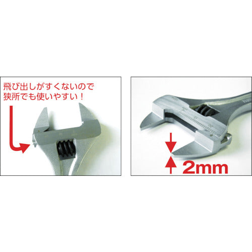 TRUSCO 얇은 입 원숭이 렌치 (구개 24mm) TMRU-24 1 쵸