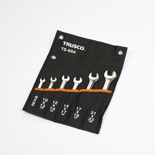 TRUSCO Double-ended Wrench Set (Set of 6) TS-6SA 1 S