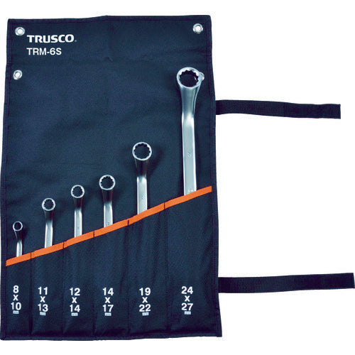 TRUSCO 45° double-ended wrench set (set of 6) TRM-6S 1 S