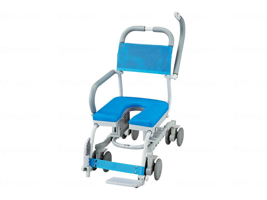 Uchie Shower Raku 4-Wheel Free-Way U-Shaped Seat