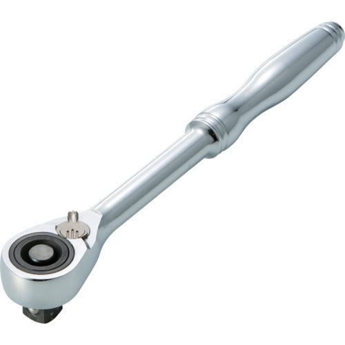 TRUSCO Ratchet Handle, 12.7mm Socket, Total Length 245mm, TSRH4-B, 1 pc