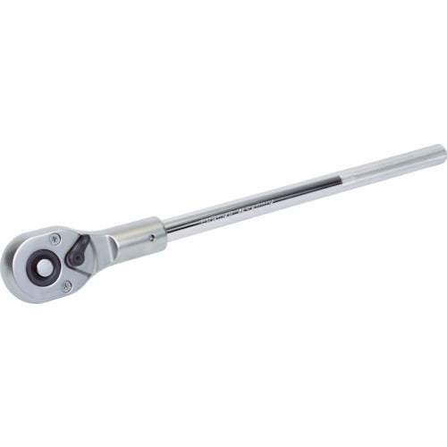 TRUSCO Ratchet Handle, 19.0mm Socket, Total Length 500mm, TSRH6-B, 1 pc
