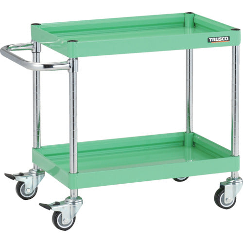 ＴＲＵＳＣＯ　ツールワゴン　ファルコンワゴン　６００×４００　ウレタン車輪　ヤンググリーン　FAW-662U-YG　1 台