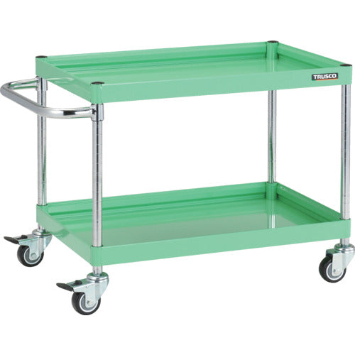 ＴＲＵＳＣＯ　ツールワゴン　ファルコンワゴン　７５０×５００　ウレタン車輪　ヤンググリーン　FAW-672U-YG　1 台
