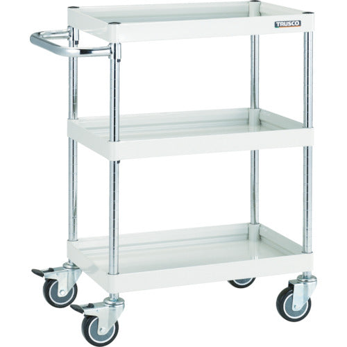 TRUSCO 툴 왜건 팔콘 왜건 750×500 우레탄 바퀴 화이트 FAW-973U-W 1대