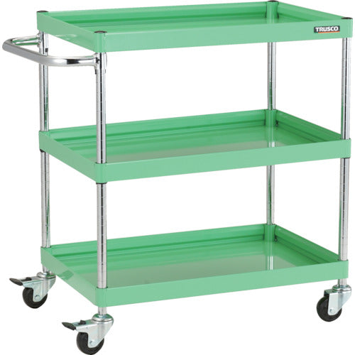 TRUSCCO 툴 왜건 팔콘 왜건 750X500 고무 바퀴 영 그린 FAW-973-YG 1대