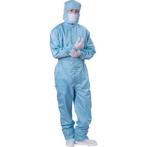 BLASTON Hooded Coveralls Blue M Size BSC-11021-BM 1 Piece