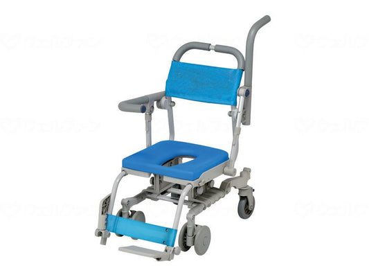 Uchie shower rack 4-wheel swivel SAL O-shaped seat