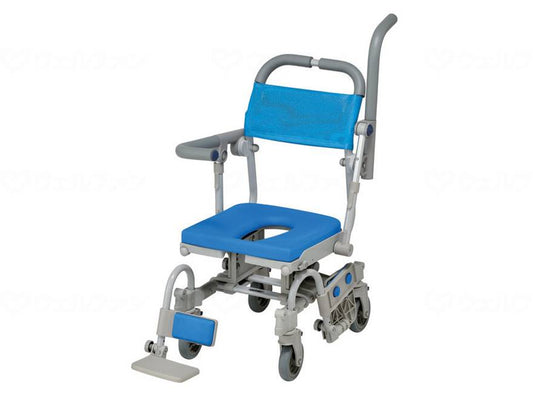 Uchie Shower Rack 4-Wheel Swivel VSAL O-Shaped Seat