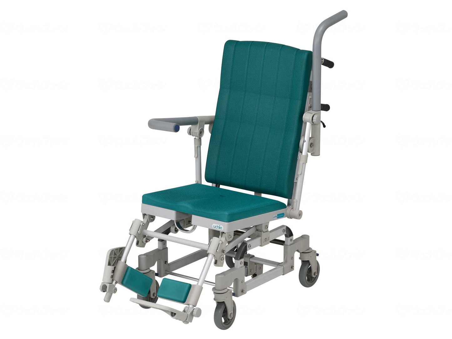 ウチエはいらーくﾁﾙﾄ4輪自在　ﾍｯﾄﾞﾚｽﾄ無し 穴無しｼｰﾄ