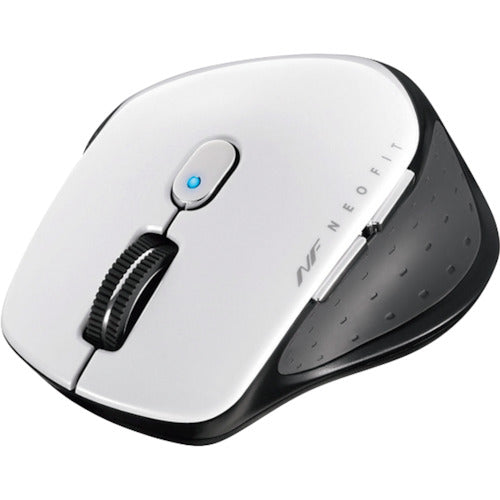 BAFFALO Wireless Blue LED 5 Button NEOFIT Mouse S Size White BSMBW510SWH 1 pc