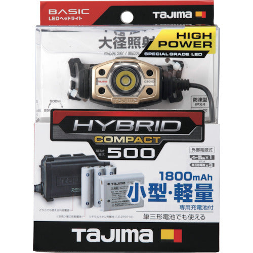 タジマ　ＬＥＤヘッドライトＣ５０２Ｄセット　LE-C502D-SP　1 個