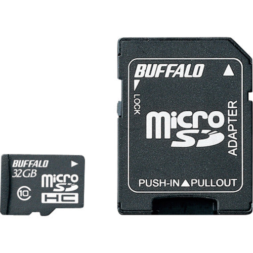 ＢＡＦＦＡＬＯ　Ｃｌａｓｓ１０　ｍｉｃｒｏＳＤＨＣカード　ＳＤ変換アダプター付　３２ＧＢ　RMSD-32GC10AB　1 個