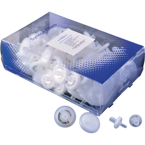 Osaka Chemical Syringe Filter, 0.45μm pore size, PP, 100 pieces, PP013045, 1 box