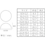 ＹＡＨＡＴＡ　戸当たりクッション粘着付　１２．７Ｘ３．５（８入）　4979874094117　1 袋