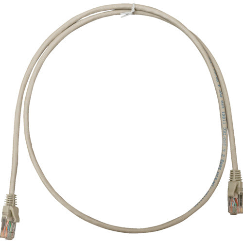 コーニング　Ｃａｔ５ｅ　ＵＴＰパッチコード３ｍ　ライトグレー　VOL-5EUPB-L3-GYL　1 本