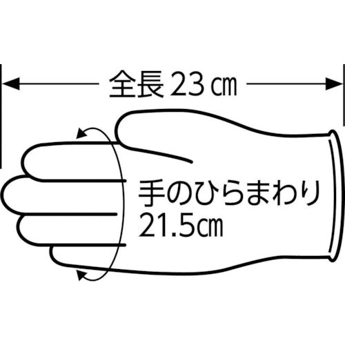 ＳＨＯＷＡ　ニトリルゴム使い捨て手袋　ナイスハンド　きれいな手　つかいきりグローブ　ニトリルゴム　５０枚入　Ｌサイズ　NHKTTNBR-50PL　1 箱