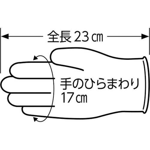 ＳＨＯＷＡ　ニトリルゴム使い捨て手袋　ナイスハンド　きれいな手　つかいきりグローブ　ニトリルゴム　５０枚入　Ｓサイズ　NHKTTNBR-50PS　1 箱