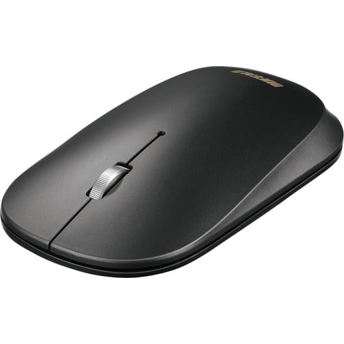 BAFFALO Thin 3-Button Bluetooth Blue LED Mouse Normal Black BSMBB330NBK 1 pc