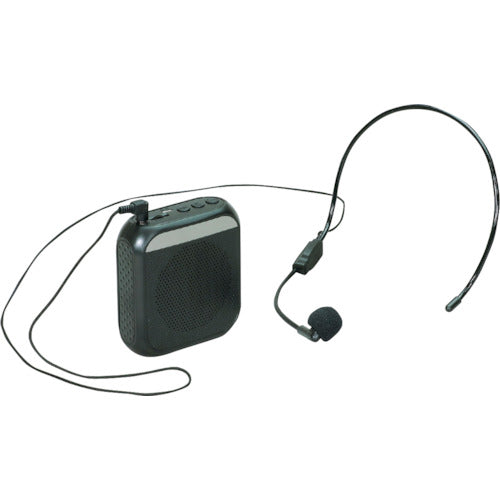 ＡｒＴｅＣ　ハンズフリー小型拡声器　黒　51322　1 個