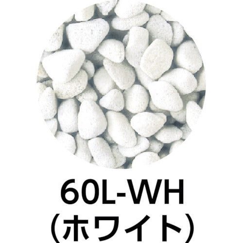 ＩＲＩＳ　５１６０１７　防犯防草のジャリ　ホワイト　60L-WH　1 袋