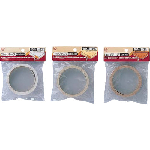 IRIS 541376 Edge Tape Colored Cosmetic Shelf Board 18mm White LBP-182-WH 1 Roll