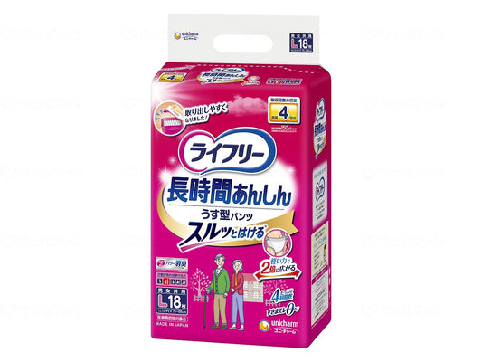 ユニ・チャームT長時間あんしんうす型パンツL18枚 袋 L