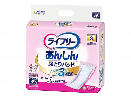 ユニ・チャームT尿とりパッドスーパー男女共用 袋 39枚