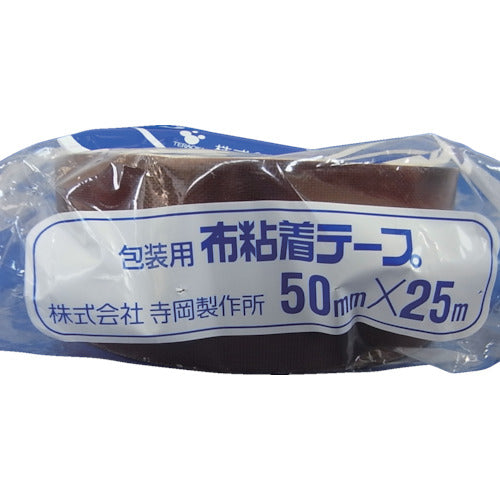 ＴＥＲＡＯＫＡ　カラーオリーブテープ　ＮＯ．１４５　茶　５０ｍｍ×２５Ｍ　145 BR-50X25　1 巻