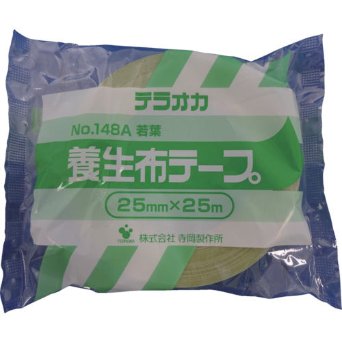 ＴＥＲＡＯＫＡ　養生用布テープ　ＮＯ．１４８Ａ　若葉　２５ｍｍＸ２５Ｍ　148A 25X25　1 巻