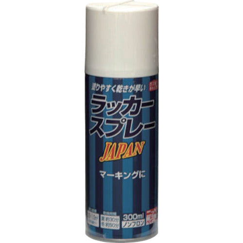 ニッぺ　ラッカースプレー　ＪＡＰＡＮ　３００ｍｌ　ホワイト　２２１Ｔ００１−３００　4976124253201　1 本