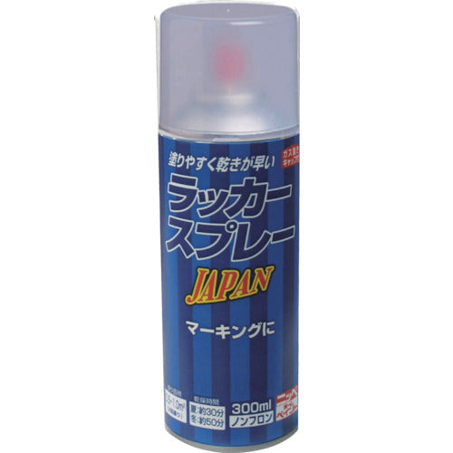 닛페 래커 스프레이 JAPAN 300ml 투명 클리어 221T004-300 4976124253232 1개