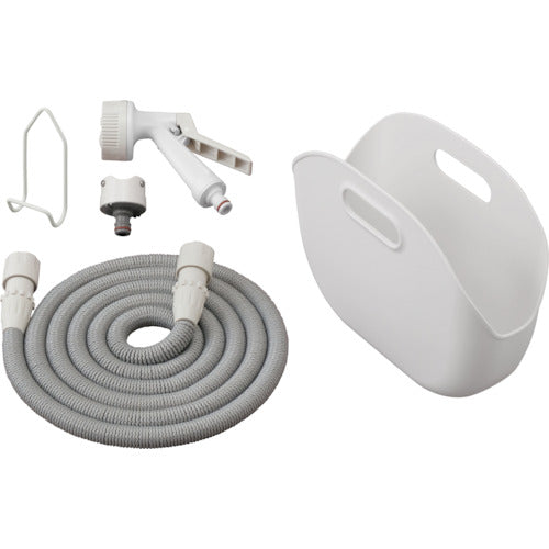 IRIS 292703 Portable Expandable Hose Set White SHP-7-W 1 S