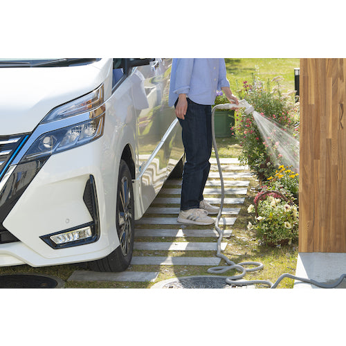 IRIS 292703 Portable Expandable Hose Set White SHP-7-W 1 S