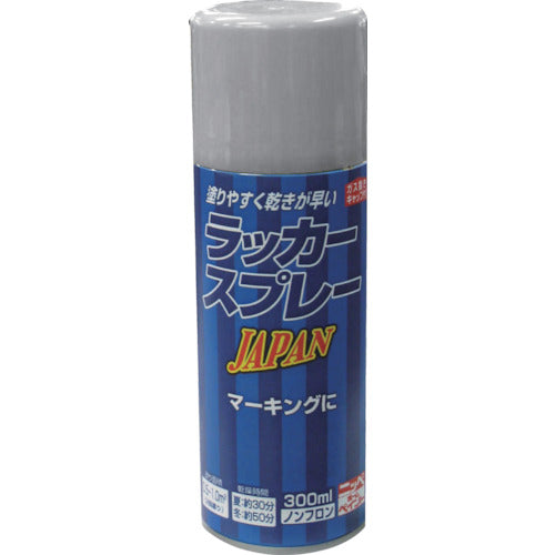 ニッぺ　ラッカースプレー　ＪＡＰＡＮ　３００ｍｌ　シルバーメタリック　２２１Ｔ００７−３００　4976124253287　1 本