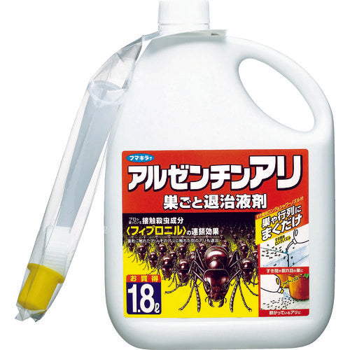 フマキラー　アリ用殺虫剤　アルゼンチンアリ巣ごと退治液剤１．８Ｌ　423402　1 個